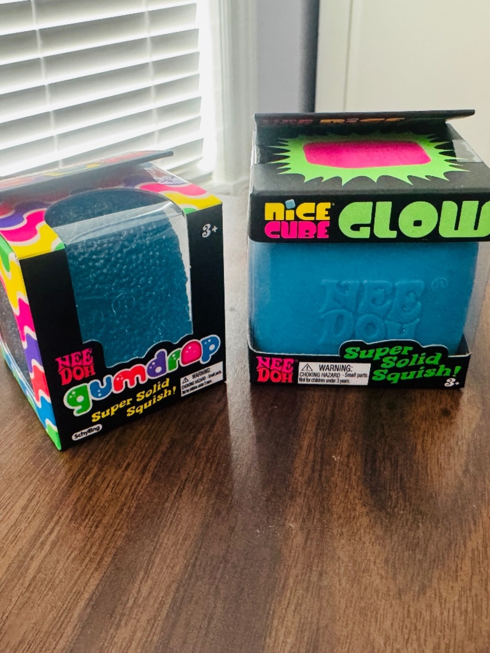 Blue Bundle of 2 Needohs - Nice Cube Glow Cube and Gumdrop